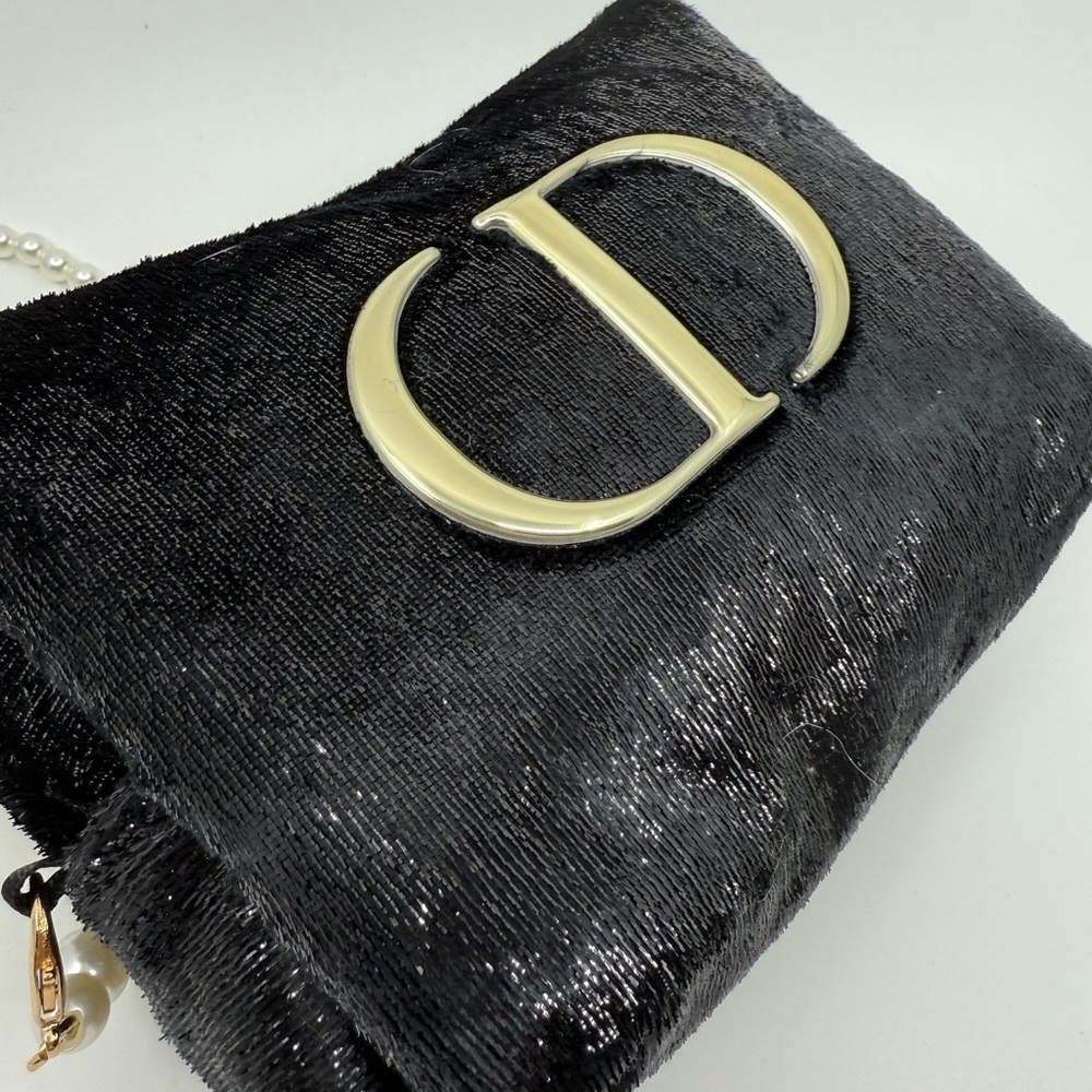Christian Dior GWP Pouch Makeup Bag with Chain - Picture 5 of 8